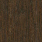 Take Home Sample - Hand Scraped Distressed Mixed Width Lennox Hickory Click Lock Hardwood Flooring - 5 in. x 7 in.-HL-391992 205410416