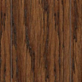 Take Home Sample - Hand Scraped Distressed Mixed Width Montecito Oak Click Lock Hardwood Flooring - 5 in. x 7 in.-HL-163383 205410437