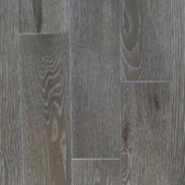 Take Home Sample - Oak Driftwood Wire Brushed Solid Hardwood Flooring - 5 in. x 7 in.-MU-299987 206622159