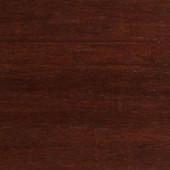 Take Home Sample - Strand Woven Dark Mahogany Click Lock Engineered Bamboo Flooring - 5 in. x 7 in.-AA-170935 205515463