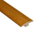 Teak Natural 3/8 in. Thick x 2 in. Wide x 78 in. Length Hardwood T-Molding-HL111TM 202064445