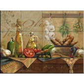The Tile Mural Store Olio d'Olive 17 in. x 12-3/4 in. Ceramic Mural Wall Tile-15-2890-1712-6C 205842915