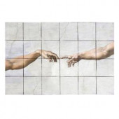Tile My Style The Fall 36 in. x 24 in. Tumbled Marble Tiles (6 sq. ft. /case)-TMS0007M3 203457826