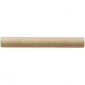 Weybridge 3/4 in. x 6 in. Cast Stone Pencil Liner Travertine Tile (10 pieces / case)-SL404-01HD 203381237