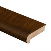 Zamma Black Walnut 1/2 in. Thick x 2-3/4 in. Wide x 94 in. Length Hardwood Stair Nose Molding-014125082600 205415568