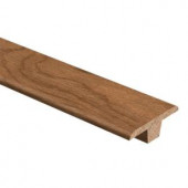 Zamma Brown Earth 3/8 in. Thick x 1-3/4 in. Wide x 94 in. Length Hardwood T-Molding-01400302942556 204639675
