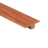 Zamma Butterscotch 3/8 in. Thick x 1-3/4 in. Wide x 94 in. Length Wood T-Molding-01400302942510 203277249