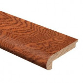 Zamma Ginger Snap Oak 3/8 in. Thick x 2-3/4 in. Wide x 94 in. Length Hardwood Stair Nose Molding-014384082561 204715360