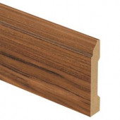 Zamma Golden Tigerwood 9/16 in. Thick x 3-1/4 in. Wide x 94 in. Length Laminate Wall Base Molding-013041642 204691690