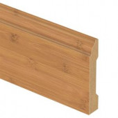 Zamma Hayside Bamboo 9/16 in. Thick x 3-1/4 in. Wide x 94 in. Length Laminate Wall Base Molding-013041561 203622495