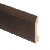 Zamma Maple Chocolate 9/16 in. Thick x 3-1/4 in. Wide x 94 in. Length Laminate Wall Base Molding-013041591 203622587