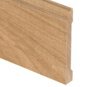 Zamma Maple Natural 5/8 in. Thick x 5-1/4 in. Wide x 94 in. Length Hardwood Base Molding-014005002504 205583184