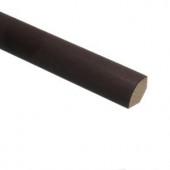 Zamma SS Chocolate Hickory 3/4 in. Thick x 3/4 in. Wide x 94 in. Length Hardwood Quarter Round Molding-01400601942539 204065788
