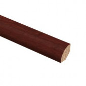 Zamma Strand Woven Bamboo Cherry 3/4 in. Thick x 3/4 in. Wide x 94 in. Length Hardwood Quarter Round Molding-014002012599 205415558