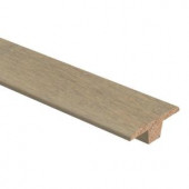 Zamma Strand Woven Bamboo Driftwood 3/8 in. Thick x 1-3/4 in. Wide x 94 in. Length Hardwood T-Molding-014002022593 205415503