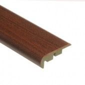 Zamma Tortola Teak 3/4 in. Thick x 2-1/8 in. Wide x 94 in. Length Laminate Stair Nose Molding-013541519 203204469