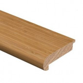 Zamma Vertical Bamboo Toast 5/8 in. Thick x 2-3/4 in. Wide x 94 in. Length Hardwood Stair Nose Molding-014582082601 205415533